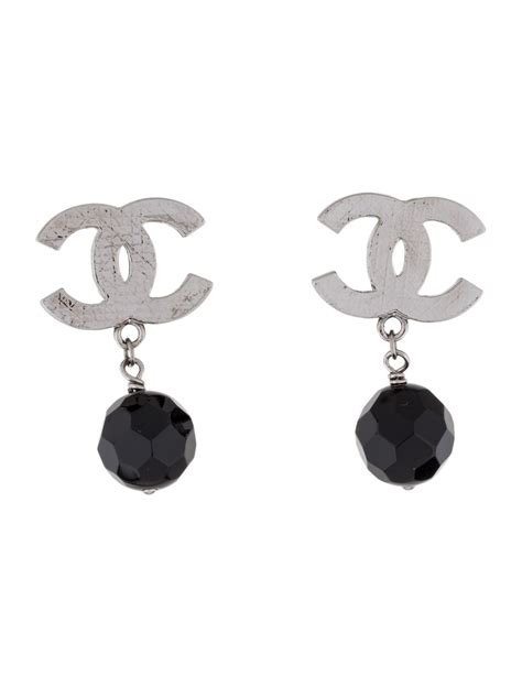 chanel resin clip on earrings|pre owned chanel earrings.